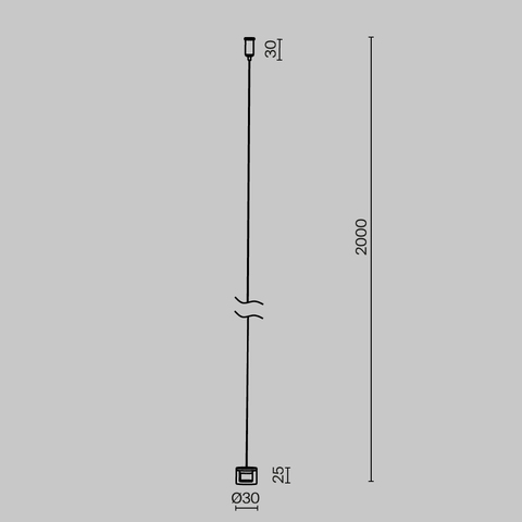 Комплектующие для трековой системы Maytoni Accessories for tracks elasity TRA160SW-2B