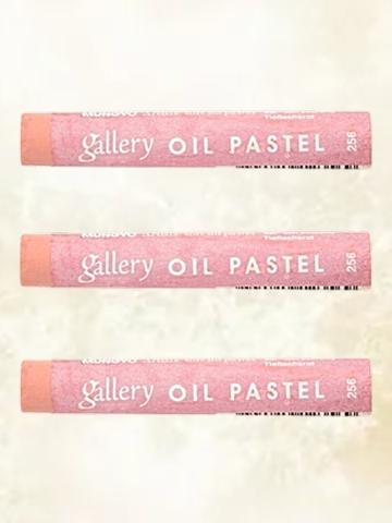 Пастель масляная мягкая профессиональная MUNGYO Gallery Насыщенный лососевый №256 (3шт)