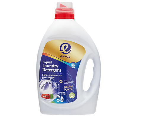 Гель - концентрат для стирки Ekvos Универсальный 2,8л