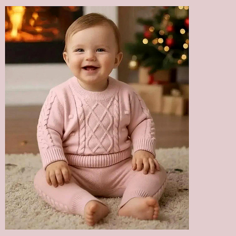 Костюм вязаный детский (62-74) 260106-L1203