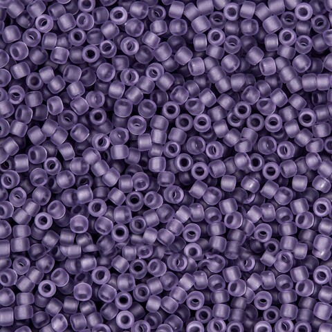 Японский бисер TOHO Round 15/0 (№19F), прозрачный матовый