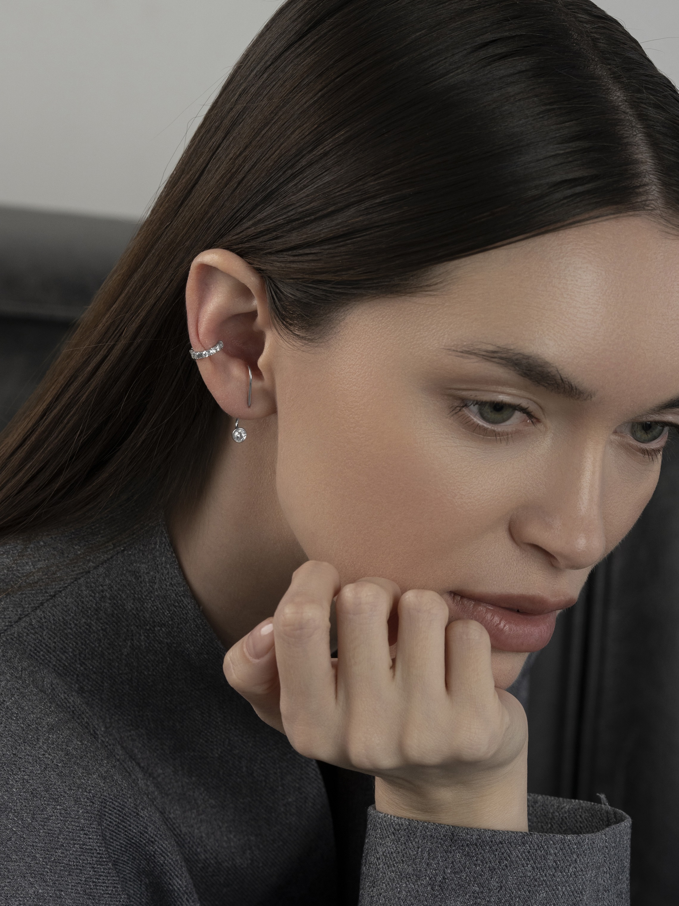 Серьги Тонкий свет