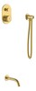 Boheme 154-MG Смеситель встроенный + излив + ручной душ без лейки TECH Matt Gold