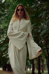 Юбка с драпировкой на запах