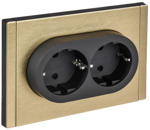 FORTE&PIANO Роз. 2-я с з/к з/ш б/к 16А FP623M шам. IEK