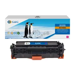 Картридж G&G 312A для HP CLJ Pro M476dn MFP, M476dw MFP, M476nw MFP, with chip (2 700), пурпурный (замена CF383A)