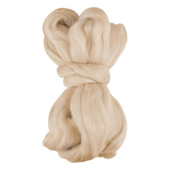 Шерсть для валяния "ТРО", полутонкая шерсть, 100г, фрез