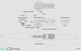 Набор ВМГ T-Motor A10L (A10L KV110 1шт, ESC 14S FOC 200A 1шт, MF3628P 1шт) тяга 11-26 кг, для агродронов 20-30л