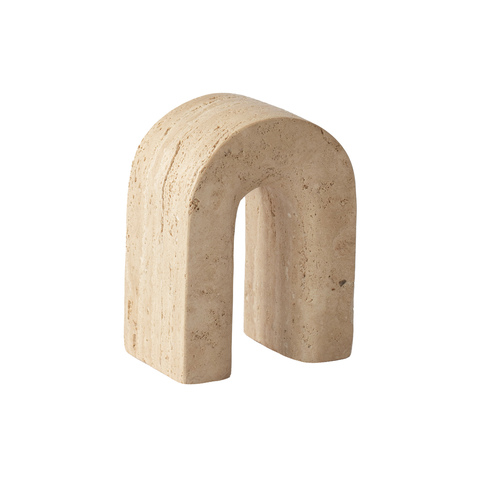Стоппер для книг Tell Me More Travertine Bookend