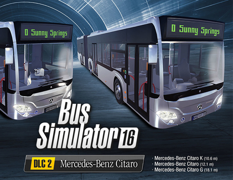 Bus Simulator 16 - Mercedes-Benz Citaro Pack (Версия для СНГ [ Кроме РФ и РБ ]) (для ПК, цифровой код доступа)