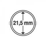 Круглые капсулы диаметром для монеты 21,5 mm, упаковка 10 шт.