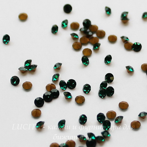 1028 Стразы Сваровски Emerald PP 13 (1,9-2 мм), 10 штук (1)
