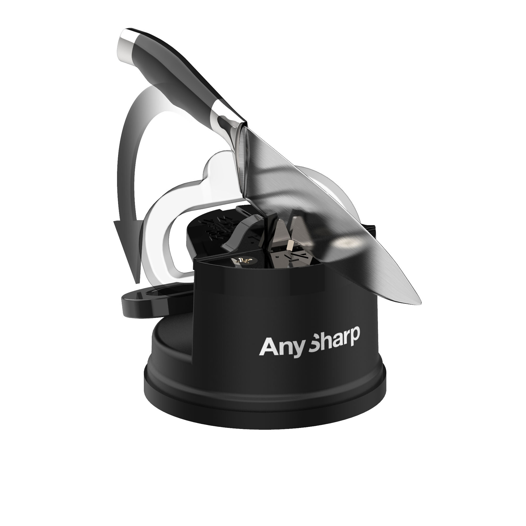Точилка для ножей AnySharp пластиковый корпус цвет черный
