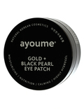 Патчи для глаз с золотом и черным жемчугом Gold + Black Pearl Eye Patch AYOUME