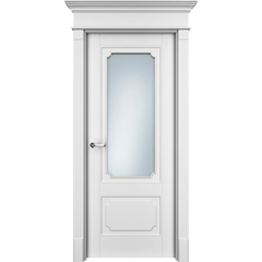 Купить Межкомнатная дверь эмаль Риан-2 остеклённая