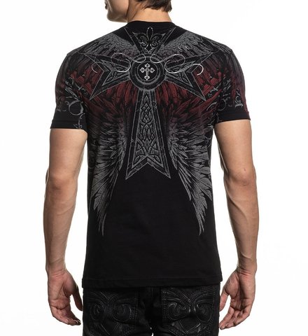 Xtreme Couture | Футболка мужская STEEL VAULT X1914 от Affliction спина