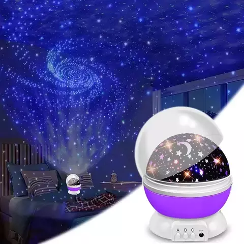 Proyektor \ Projector \ проектор Ulduzlu gecə purple