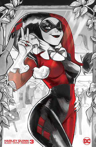 Harley Quinn Black White Redder #3 (Cover B)