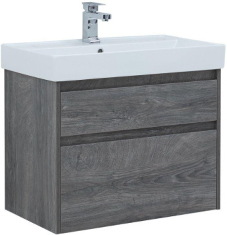 Aquanet 242273 Тумба Nova Lite 75 2 ящ. цв.дуб рошелье (242273)