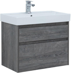 Aquanet 242273 Тумба Nova Lite 75 2 ящ. цв.дуб рошелье (242273) фото
