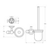 Art&Max AM-E-2681SJ-Do ANTIC CRYSTAL AM-E-2681SJ-Do Держатель щетки