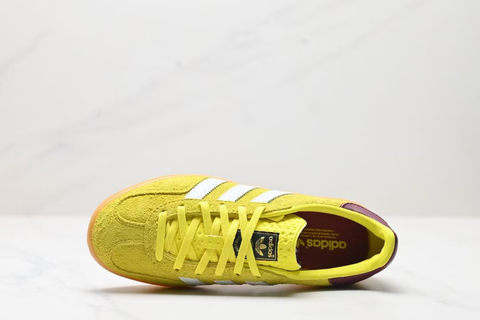 adidas Gazelle Indoor 'Bright Yellow Burgundy' 