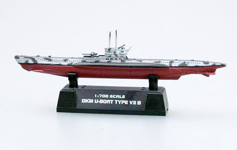 Модель Подводная лодка U7B масштаб 1:700 ВМФ Германии