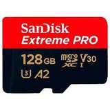 MicroSDXC 128GB SanDisk Class 10 UHS-I A2 C10 V30 U3 Extreme Pro (SD адаптер) 170MB/s