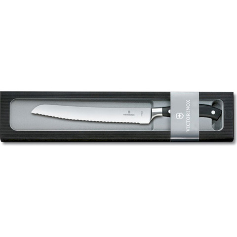 Нож кухонный Victorinox Grand Maître для хлеба с волнистым краем (7.7433.23G)