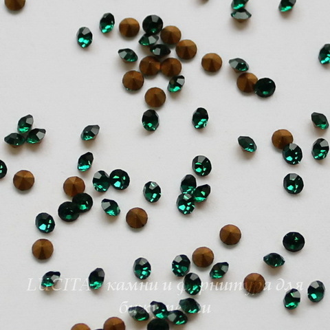 1028 Стразы Сваровски Emerald PP 13 (1,9-2 мм), 10 штук (2)
