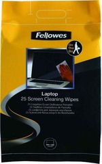 Чистящий комплект Fellowes® для ухода за ноутбуком, экран + клавиатура, (25 шт) мягкая упаковка