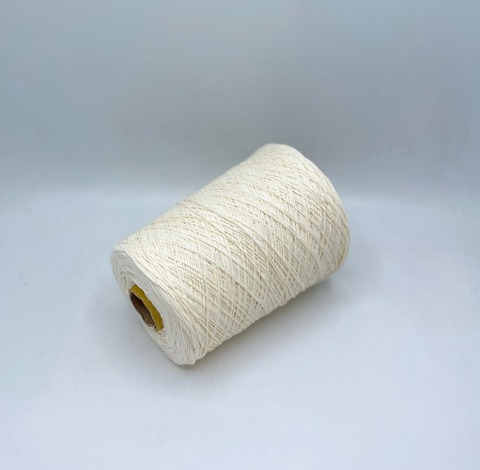 Бобинная пряжа (пр.Италия), art-USA Cotton supersoft , 325м/100гр. 100% Хлопок Pettinato(чесаный хлопок) цвет-Молочный, арт.30189