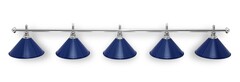 Светильник Fortuna Prestige Silver Blue 5 плафонов