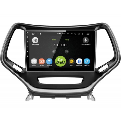 Штатная магнитола на Android 6.0 для Jeep Cherokee Roximo CarDroid RD-2202F