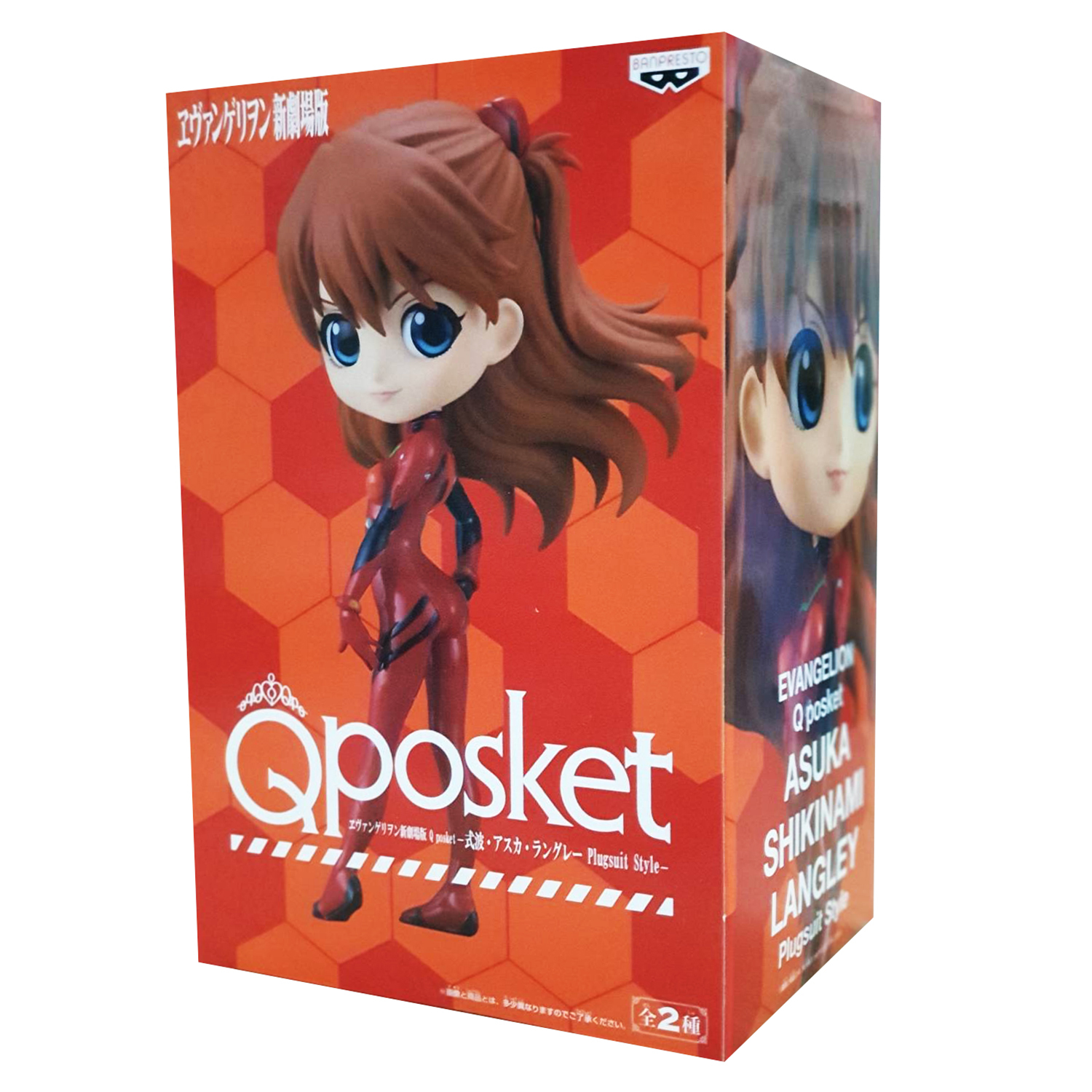 Фигурка Q Posket Evangelion Movie Asuka Shikinami Langley Plugsuit (Ver.B)  BP16382P - купить по выгодной цене | Магазин комиксов Убежище 14