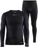 Элитный Комплект термобелья Craft Active Extreme X Rn LS Black мужской