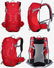 Картинка рюкзак туристический Ai One 1869 Red - 5