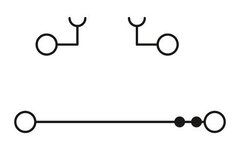 UTTB 2,5-TG-P/P-Клемма с размыкателем