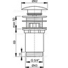 Донный клапан Alcaplast A392B