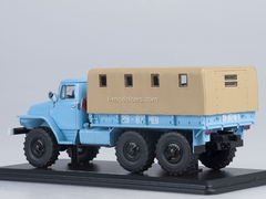 Ural-375D board with awning blue 1:43 Start Scale Models (SSM)