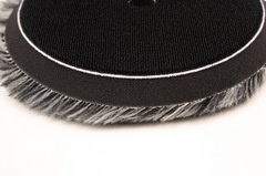 Glosswork Black&White Wool Pad Черно-белый меховой полировальный круг 125мм