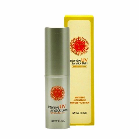 3W Clinic Intensive uv sunstick balm Крем-бальзам интенсивный солнцезащитный SPF50+ PA++++