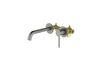 Aquatek AQ1313BGM AQ1313BGM ЕВРОПА смеситель для раковины настенный 2 отв. (внешняя и скрытая часть), шлиф. черный хром