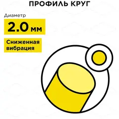 Корд триммерный на катушке DDE 