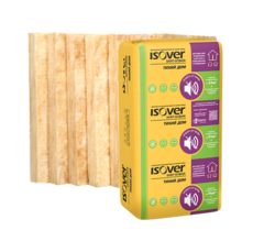 Утеплитель ИЗОВЕР Плита Тихий Дом 1170х610х50мм (10м2=0,5м3) (14шт), плотность 13 кг/1 м³