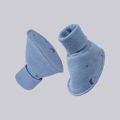 Утеплённые пинетки Mjölk Blue Shadow Moons