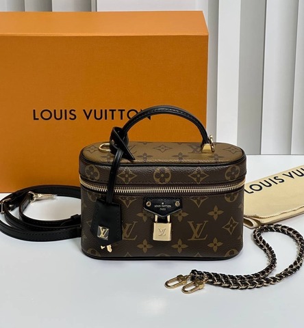 Сумка Louis Vuitton Vanity Chain Pouch коричневая