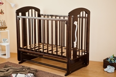 С 718 Кровать детская Агата  накладка-ростомер №11 (шоколад)