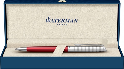 Шариковая ручка Waterman Hemisphere French riviera Deluxe RED CLUB в подарочной коробке123