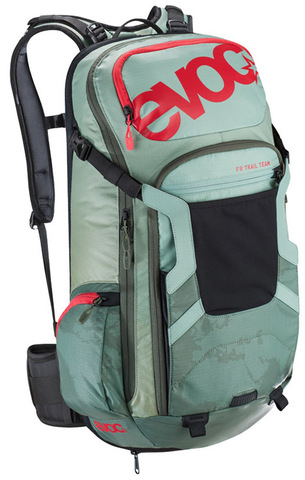 Картинка рюкзак велосипедный Evoc FR Trail Team 20 Petrol-Olive - 1